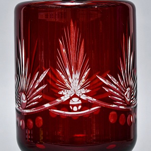 Набор Графин и Рюмки «Рубиновый Хрусталь», Tirgu-Mures Германия, 50 -е годы ХХ века.