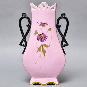 Антикварные Парные Фарфоровые Вазы «Счастливое детство», Франция, конец XIX - начало ХХ века. 