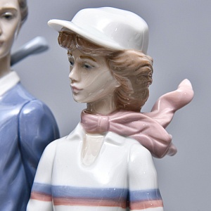 Коллекционная Фарфоровая статуэтка «ГОЛЬФИСТЫ», Lladro Испания.