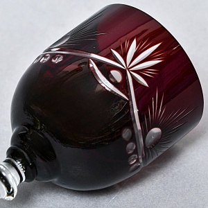 Набор Графин и Рюмки «Рубиновый Хрусталь», Tirgu-Mures Германия, 50 -е годы ХХ века.