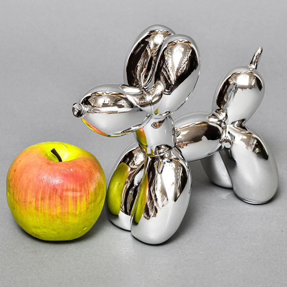 Дизайнерская фарфоровая статуэтка «Собака из воздушного шара - Balloon Dog» Jeff Koons, США - 1995 год.