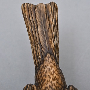 Бисквит! Коллекционная Фарфоровая статуэтка «Птица - Певчий дрозд» KAISER Porzellan Германия - 1979 год.