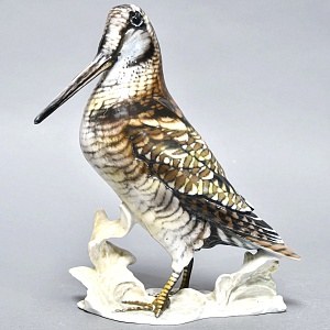 Редкость! Фарфоровая Статуэтка «Птица - Бекас», ROSENTHAL Германия - 40 -е годы ХХ века.