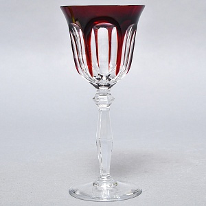 Редкость! Рубиновый Хрустальный Бокал для вина «Diana», NACHTMANN Германия, 60 -е годы ХХ века.
