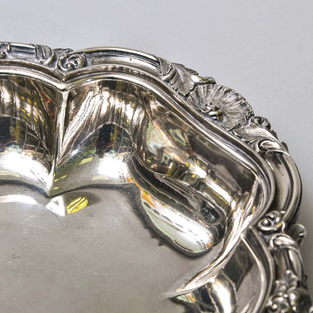 Сухарница - Конфетница - Фруктовница - Блюдо, Метал Silverplated, SHEFFIELD Англия.