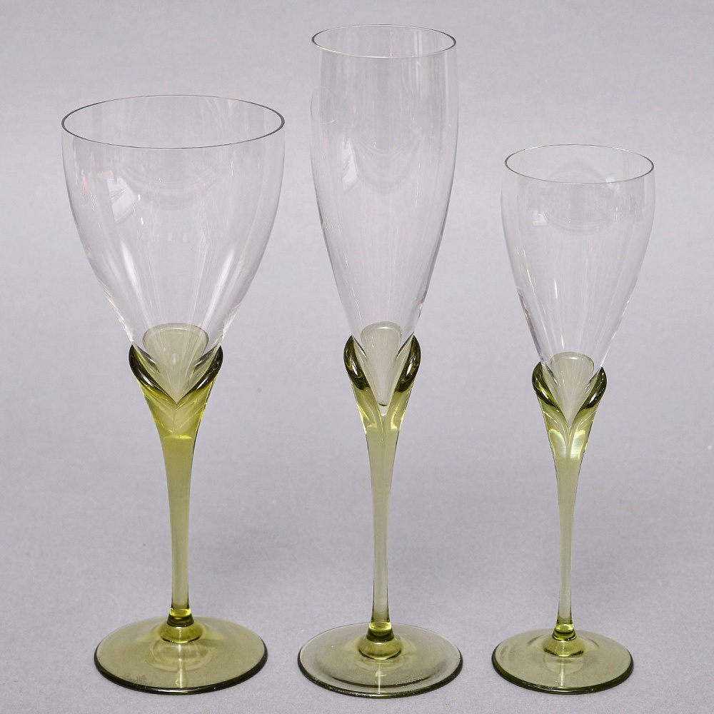 Набор «Эгоист» Три Фужера «Papyrus», Хрусталь Rosenthal Studio Line, Германия -1960-69 гг.