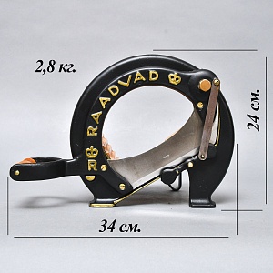 Винтажная Ручная Механическая Хлеборезка - Слайсер - Нож, RAADVAD Дания, середина ХХ века.