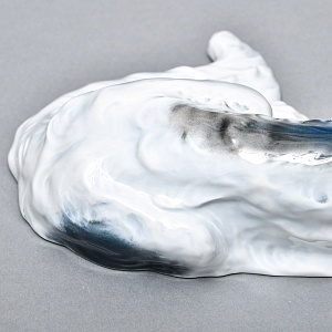 Коллекционная статуэтка «ОХОТНИЧЬЯ СОБАКА. Русская псовая борзая», Фарфор ROSENTHAL Германия.