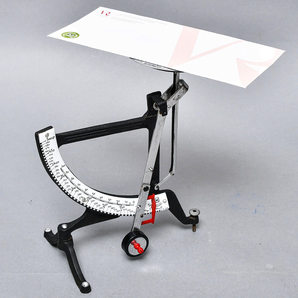 Винтажные Механические Почтовые Весы Повышенной точности до 500гр, Германия 50-е гг. 