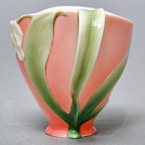 Авторский Фарфоровый Чайный сервиз «Бабочки и стрекозы» на 4 персоны, Franz Collection Тайвань.