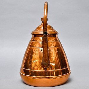 Большой Винтажный Медный Чайник на 6,5 литров, MECAP Бельгия середина ХХ века!