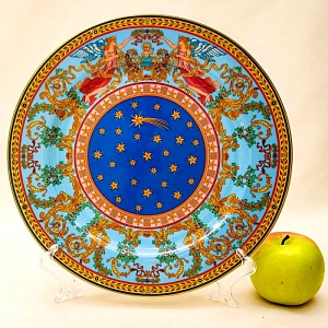 Коллекционная Тарелка - Блюдо «РОЖДЕНИЕ» Фарфор, VERSACE, Rosenthal Германия -1997 год.