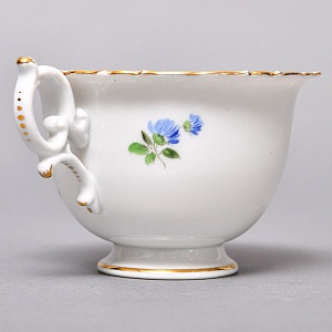 Чайный набор «Мейсенский букет» на 6 персон, Фарфор MEISSEN Германия, 1924 - 1934 годы. 