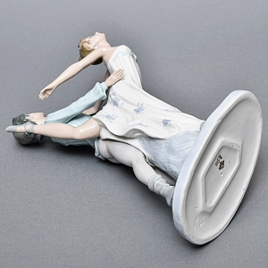 Коллекционная Фарфоровая статуэтка «Балетная пара. Танец», Nao by Lladro Испания, 80-е гг.