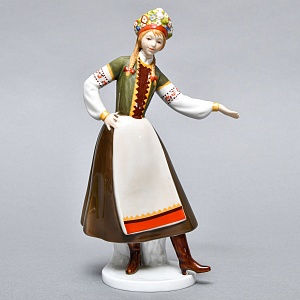 Коллекционная Фарфоровая статуэтка «Наташа. Русский танец», GOEBEL Германия - 1986 год. 