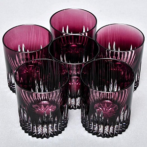 Набор - Хрустальные Стаканы «Barthmann» DOROTHEENHUTTE Германия 60 годы ХХ века.