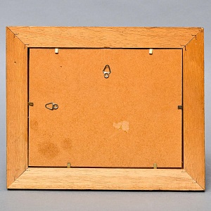 Объемная Картина - Панно в технике 3D декупаж «За покупками», 70-е годы ХХ века.