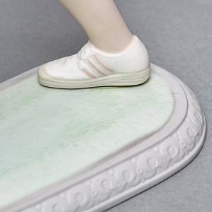 Парные Фарфоровые статуэтки «Теннисистка и Теннисист», Lladro Испания, 1982 - 1987 годы. 