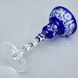 Элегантный Хрустальный Подсвечник на одну свечу, JOSKA BODENMAIS Германия, конец 60-х гг. 