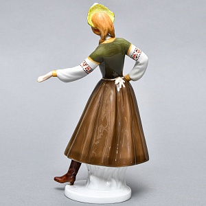 Коллекционная Фарфоровая статуэтка «Наташа. Русский танец», GOEBEL Германия - 1986 год. 