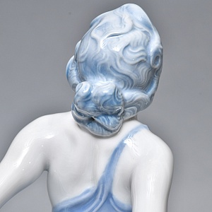 Антикварная Фарфоровая статуэтка Арт Деко «Невеста ветра», Rosenthal Германия, 1912 - 1914 годы. 