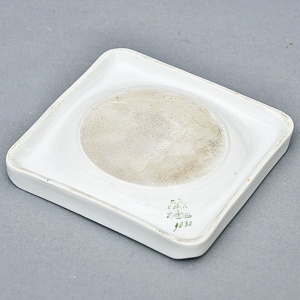 Антикварная Фарфоровая Пепельница «Охотничья собака», Kaestner Saxonia, Германия -20 гг. 