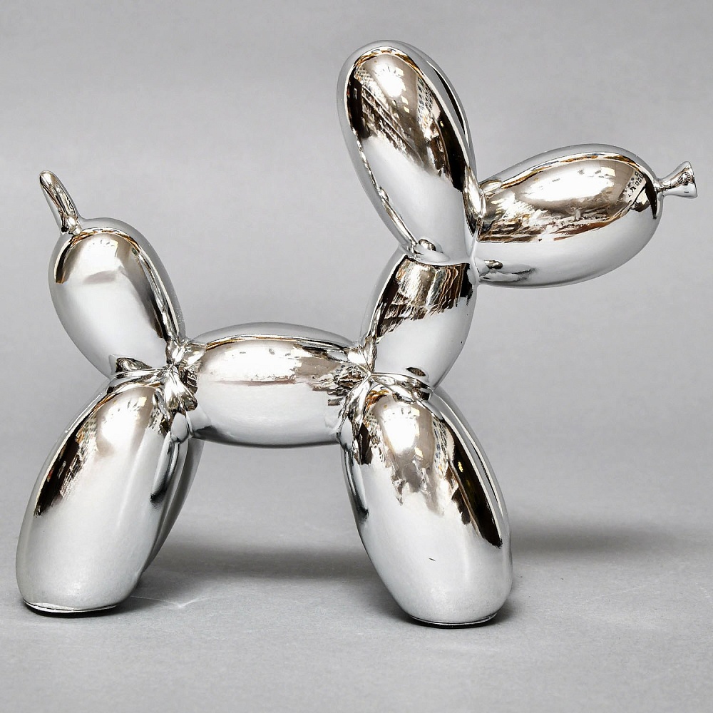 Дизайнерская фарфоровая статуэтка «Собака из воздушного шара - Balloon Dog» Jeff Koons, США - 1995 год.
