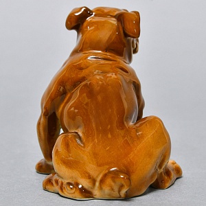 Коллекционная Фарфоровая статуэтка «Cобака. Английский бульдог» Hutschenreuther Германия, середина ХХ века.
