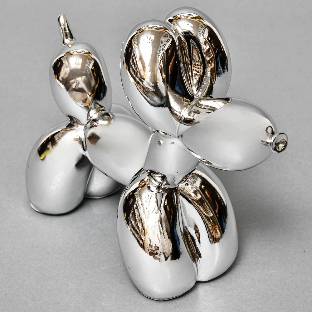 Дизайнерская фарфоровая статуэтка «Собака из воздушного шара - Balloon Dog» Jeff Koons, США - 1995 год.
