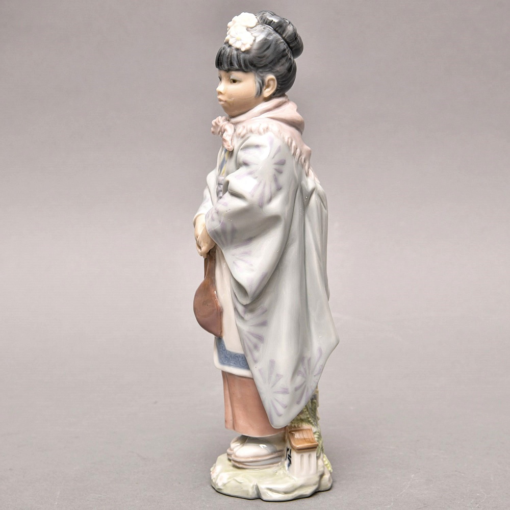 Редкая! Коллекционная Фарфоровая Статуэтка «Японская женщина», Lladro Испания.