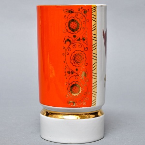 Агитационная Коллекционная Фарфоровая Ваза «ВЛКСМ», Барановский ФЗ СССР -1978 год. 