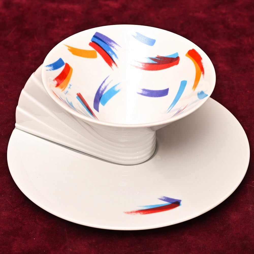 Коллекционная Авторская Чайная Пара модель nr. 6, Фарфор Rosenthal, Германия.