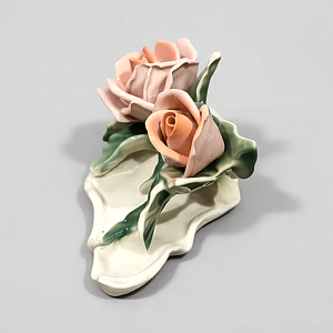 Коллекционная Фарфоровая статуэтка «Цветы Розы», Karl Ens Германия, первая половина ХХ века.