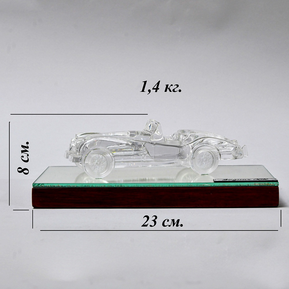 Коллекционная Хрустальная Модель «Автомобиль - Jaguar XK» Spiegelau Crystal Германия. 