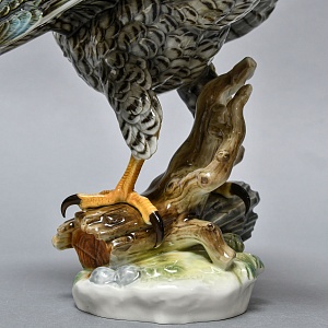 Большая Фарфоровая Статуэтка «Птица - Сокол-Сапсан», Hutschenreuther, Германия -1970 год.