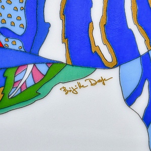 Декоративный комплект - Две Вазы и Блюдо из коллекции TASCA, Фарфор Rosenthal Германия, 80-е годы.