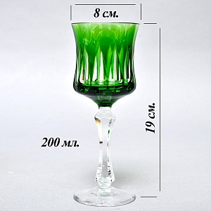 Бокалы для Вина Цветной Хрусталь DOROTHEENHUTTE Германия -70 гг. 
