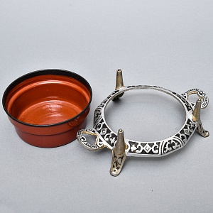 Редкость! Старинная Керосиновая Горелка - Плитка - Керогаз с Чайником, GEORG HALLER Германия -30 гг.