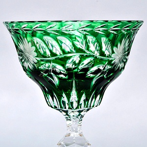 Антикварный Коллекционный Хрустальный Бокал для вина Knittel FAKIRIS, Германия 30 гг.