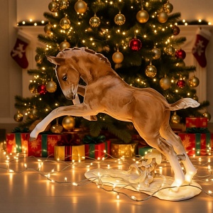 Коллекционная статуэтка «Скачущий Жеребенок», Фарфор Hutschenreuther Германия, 1955 - 1968 годы.