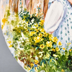 Коллекционная Фарфоровая тарелка «Детство. Будь моим другом», Wedgwood Англия - 1985 год. 