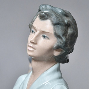 Коллекционная Фарфоровая статуэтка «Балетная пара. Танец», Nao by Lladro Испания, 80-е гг.