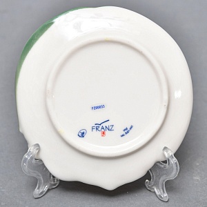 Авторский Фарфоровый Чайный сервиз «Бабочки и стрекозы» на 4 персоны, Franz Collection Тайвань.