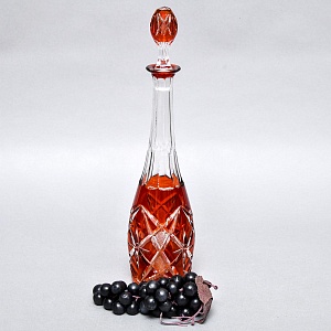 Редкость! Хрустальный Графин - Штоф VAL SAINT LAMBERT Бельгия, конец 50-х гг.