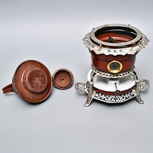 Редкость! Старинная Керосиновая Горелка - Плитка - Керогаз с Чайником, GEORG HALLER Германия -30 гг.