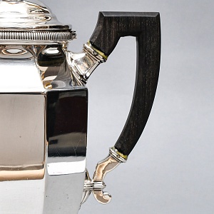 Винтажный Металлический Кофейник - Чайник на 1 л. Silverplated, Christofle Франция. 