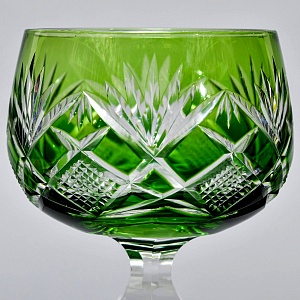 Два Бокала «Тет-а-Тет» серия «Jise» Цветной Хрусталь, Kunsthandwerk Bodenmais Германия, 60 гг.