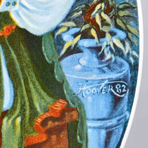 Коллекционная тарелка «Кентерберийские истории. Рассказ жены Бата», Фарфор The Longton Crown Англия.