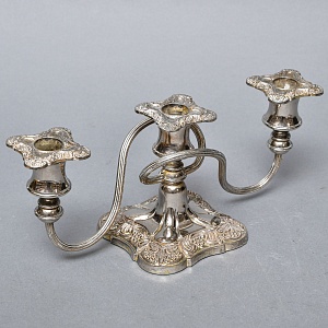 Пара Антикварных Канделябров Подсвечников Silverplated, SHEFFIELD Англия начало ХХ век.