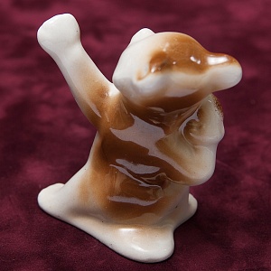 Коллекционный Триптих - Фарфоровые Статуэтки «Мишки - Олимпийцы», СССР Полонне ЗХК. 